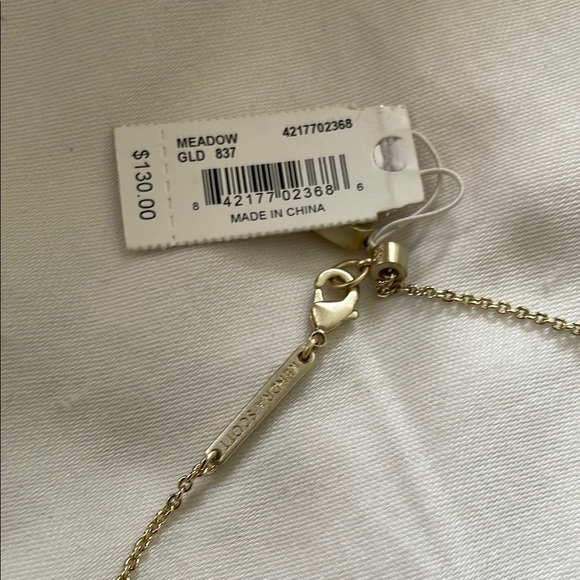 NWT Kendra Scott Gold meadow peach mop necklace - Picture 5 of 7